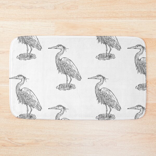 Item preview, Startled Great Blue Heron designed and sold by MatildaLockwood.