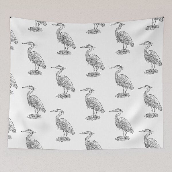 Item preview, Startled Great Blue Heron designed and sold by MatildaLockwood.
