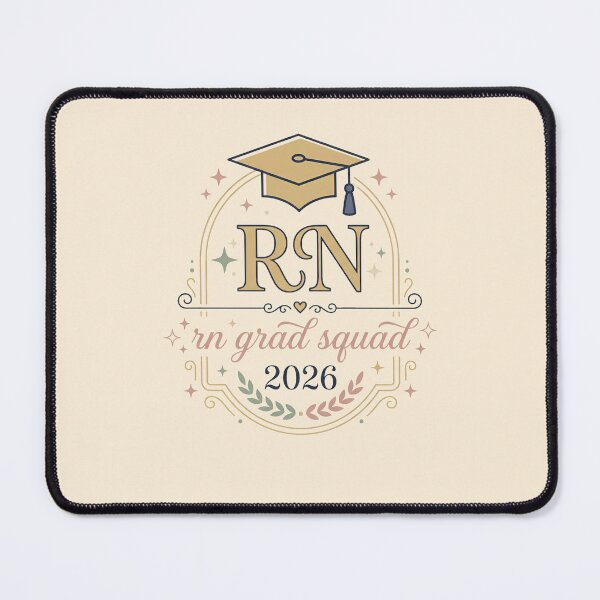 Item preview, RN Grad Squad Class of 2026 Ornate Nurse Graduation Gift Design designed and sold by Dantin.