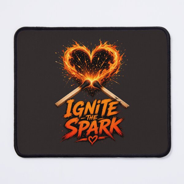 Item preview, Ignite The Spark Bold Edgy Romantic Design designed and sold by Aliplus+.