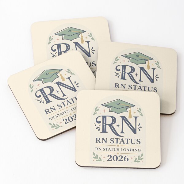 Item preview, RN Status Loading Class of 2026 Nursing Student Gift Design designed and sold by Dantin.