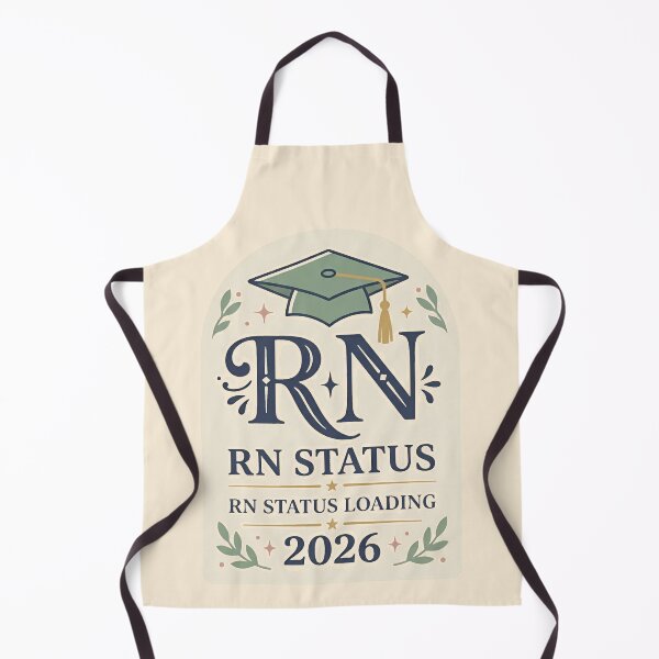Item preview, RN Status Loading Class of 2026 Nursing Student Gift Design designed and sold by Dantin.