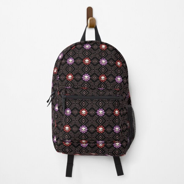 Item preview, Flower Skull Granny Square - Pink Stitching designed and sold by Moonlit Datura.
