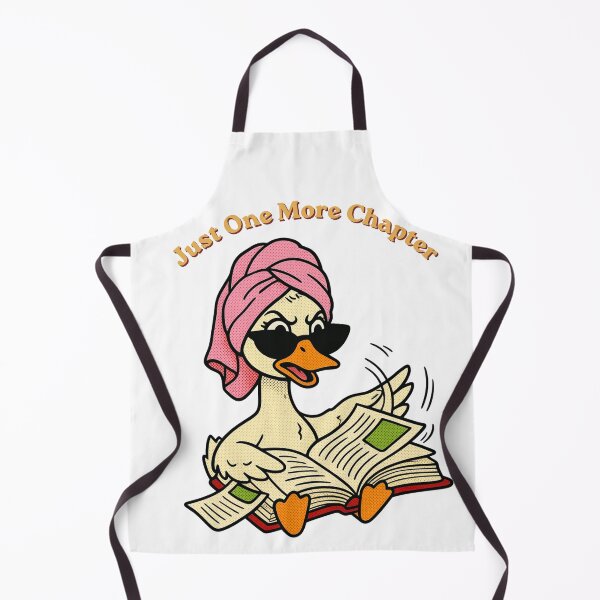 Item preview, Sassy Duck Reading - Just One More Chapter Retro Pop Art designed and sold by Alexacarmen.