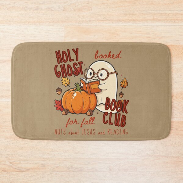 Item preview, Holy Ghost Book Club Nuts About Jesus and Books Love Fall Cute Ghost Reading Bookish designed and sold by Forevermore.