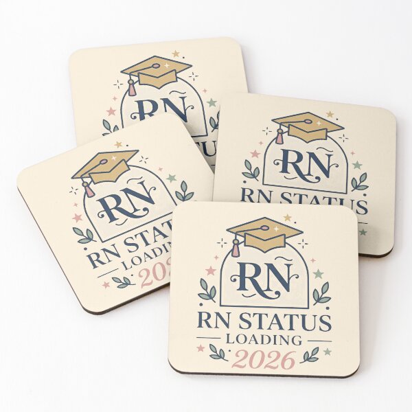 Item preview, RN Status Loading 2026 Celestial Future Nurse Gift Design designed and sold by Dantin.