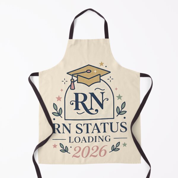 Item preview, RN Status Loading 2026 Celestial Future Nurse Gift Design designed and sold by Dantin.