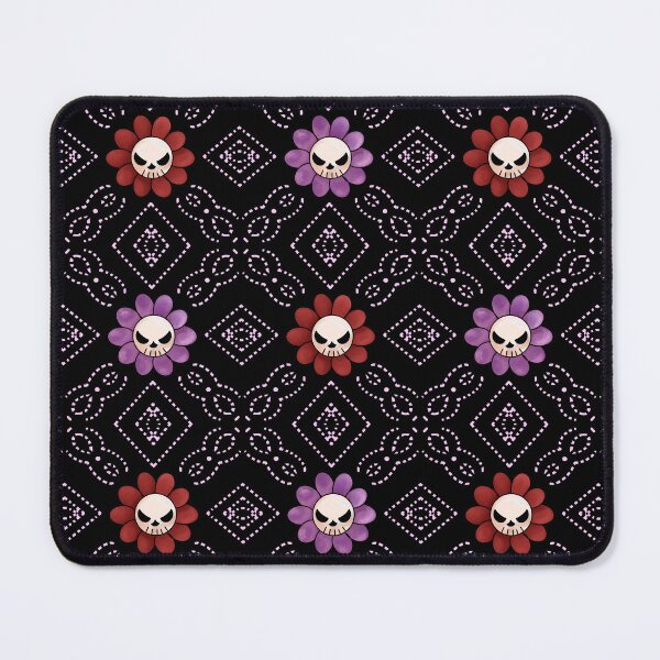 Item preview, Flower Skull Granny Square - Purple Stitching designed and sold by Moonlit Datura.