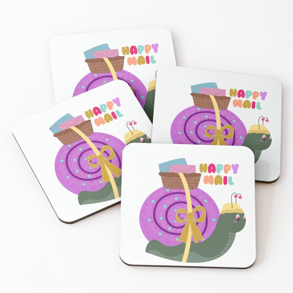 Item preview, Happy Mail Snail-Sasha The Mail Snail Cute Sticker designed and sold by Sissy’s shop.