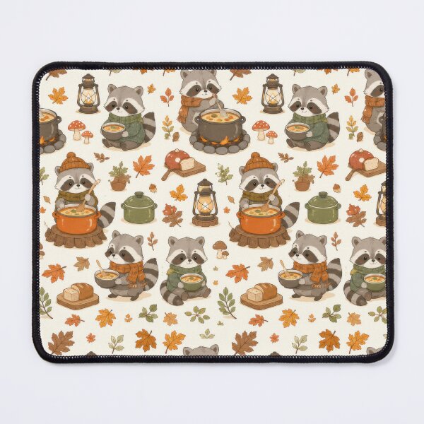 Item preview, Raccoon Autumn Forest Soup Pattern designed and sold by Soft Berry Studio.