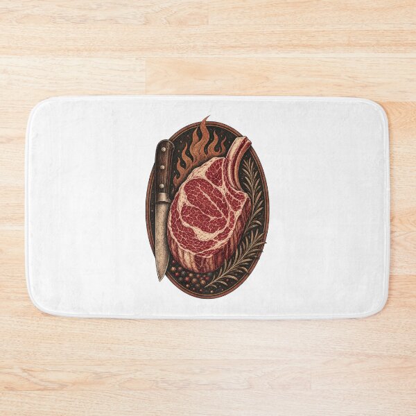Item preview, Ribeye Steak – Vintage Barbecue and Grill Art designed and sold by AMICO77.