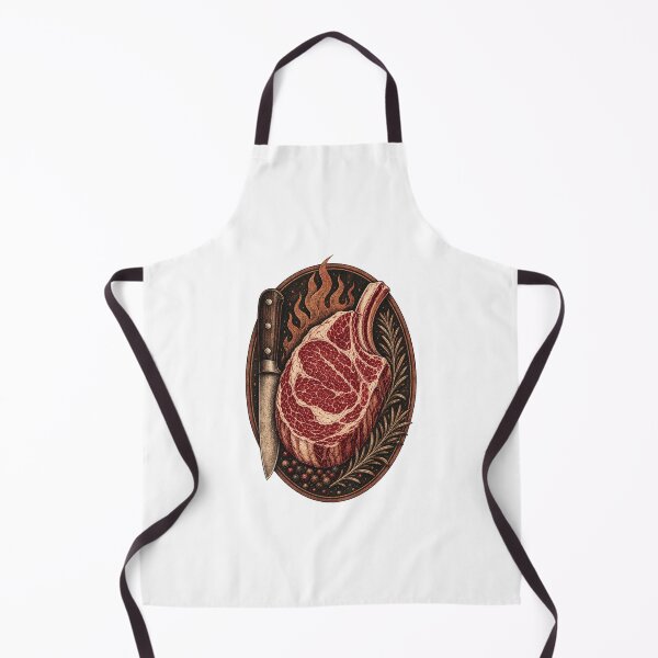 Item preview, Ribeye Steak – Vintage Barbecue and Grill Art designed and sold by AMICO77.