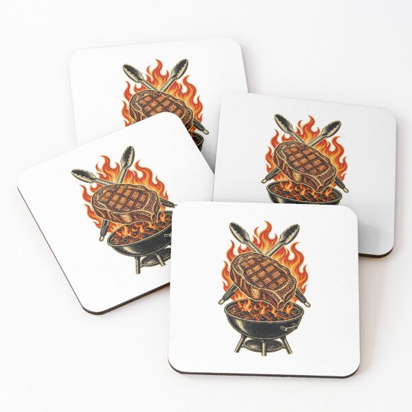 Item preview, Ribeye Steak – Vintage Barbecue and Grill Art designed and sold by AMICO77.