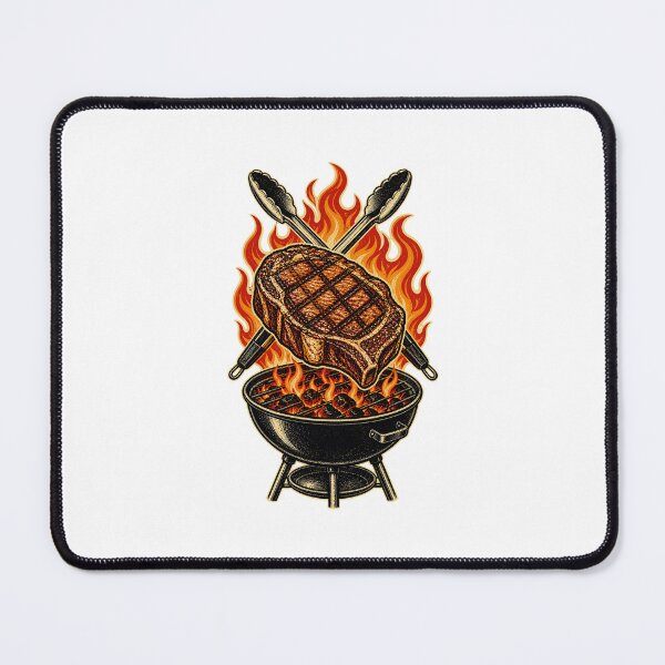 Item preview, Ribeye Steak – Vintage Barbecue and Grill Art designed and sold by AMICO77.