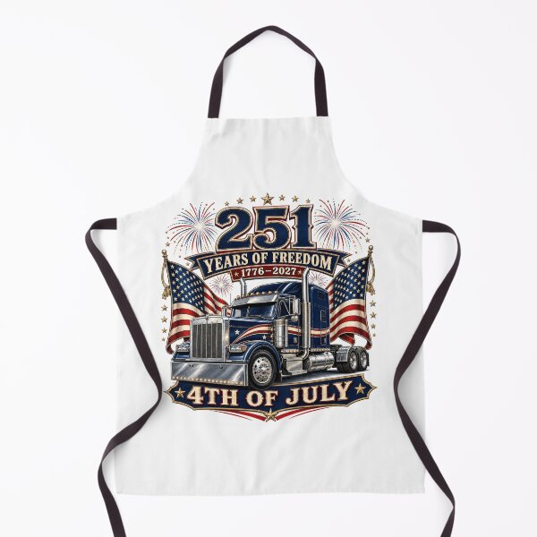 Item preview, 251st Anniversary of the USA - American Truck – 251 Years of Freedom designed and sold by Collins Design.