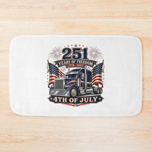 Item preview, 251st Anniversary of the USA - American Truck – 251 Years of Freedom designed and sold by Collins Design.