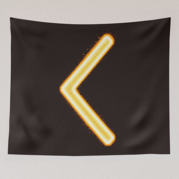 Item preview, Kenaz Rune Meaning – Knowledge, Illumination & the Inner Flame | Elder Futhark Design designed and sold by TheSymbolicBlend.