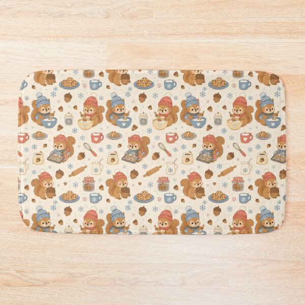 Item preview, Squirrel Winter Nut Bakery Pattern designed and sold by Soft Berry Studio.