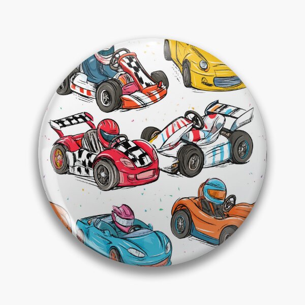 Item preview, Super Speed Race Cars Print Pattern designed and sold by RichardRags.