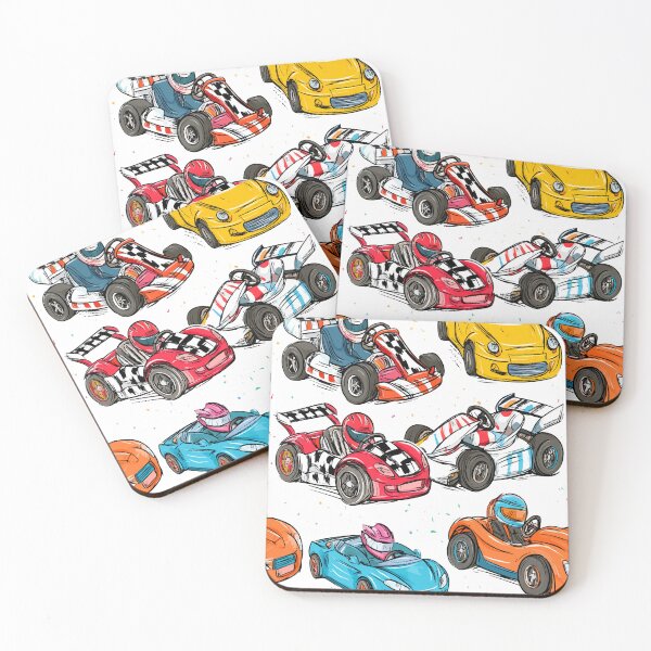 Item preview, Super Speed Race Cars Print Pattern designed and sold by RichardRags.