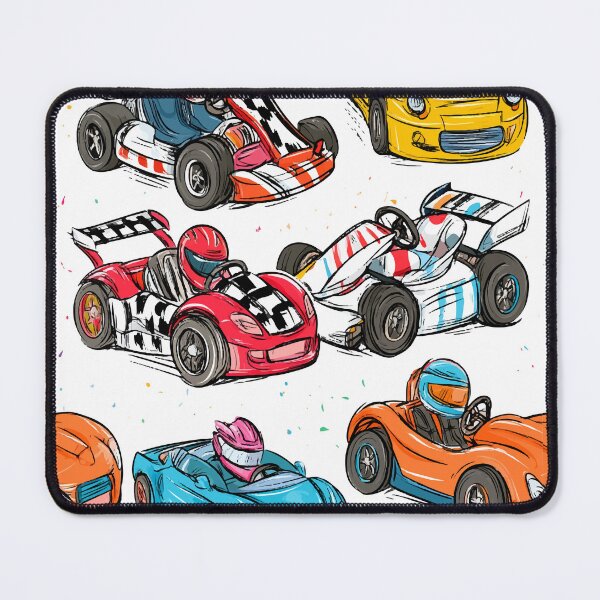 Item preview, Super Speed Race Cars Print Pattern designed and sold by RichardRags.