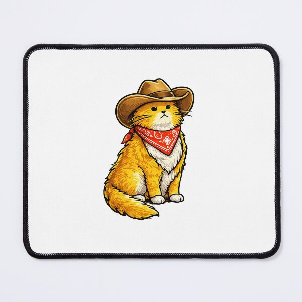 Item preview, Cute Cowboy Western Cat designed and sold by Oddi-felixx.