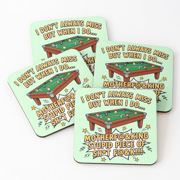 Item preview, I Don't Always Miss-Pool Player designed and sold by ThreadRiotTees.