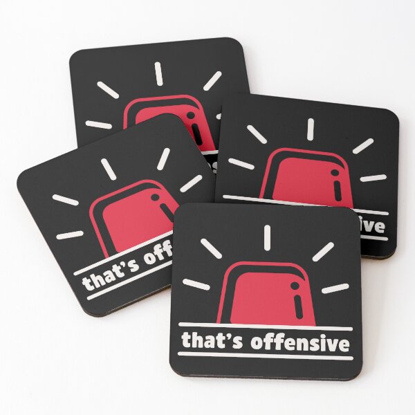 Item preview, That's Offensive Police Siren Meme White designed and sold by TackyTime.