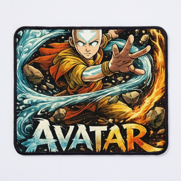 Item preview, Avatar State Four Elements Bending Master Vintage Anime Fan Art designed and sold by Shakhbata-1.
