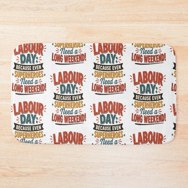 Item preview, Funny Retro Labour Day Because Even Superheroes Need a Long Weekend Vintage Humor designed and sold by InspiredCreatives.