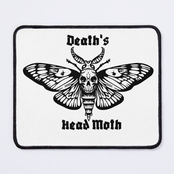 Item preview, Death's Head Moth Skull - Gothic Occult Tattoo Art designed and sold by Alexacarmen.