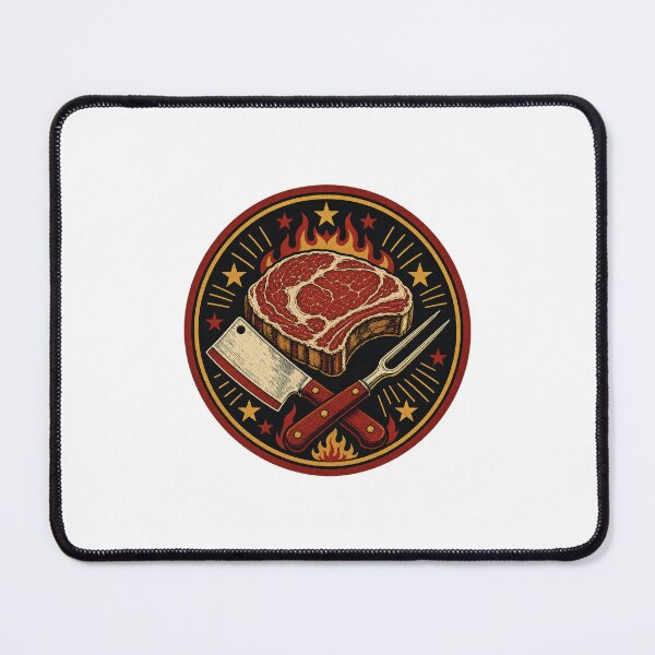 Item preview, Ribeye Steak – Vintage Barbecue and Grill Art designed and sold by AMICO77.