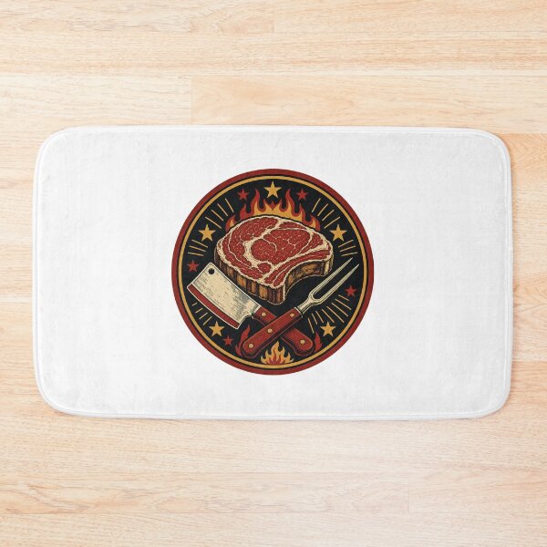 Item preview, Ribeye Steak – Vintage Barbecue and Grill Art designed and sold by AMICO77.