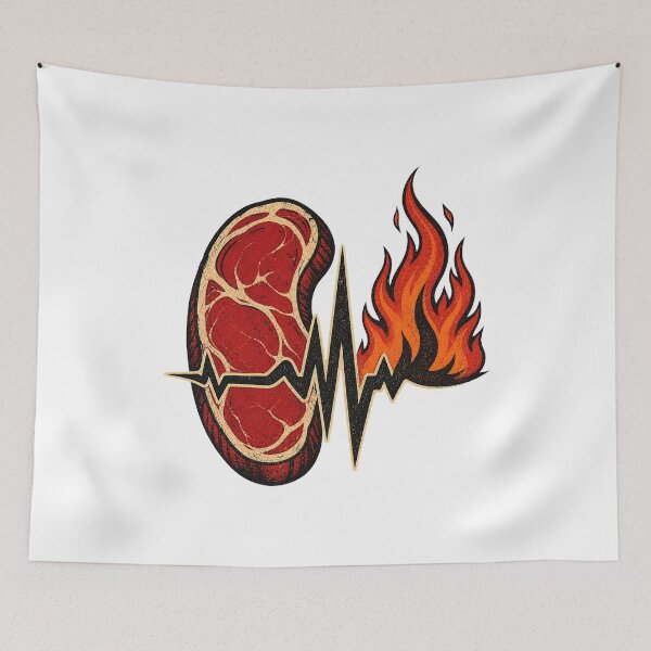 Item preview, Ribeye Steak – Vintage Barbecue and Grill Art designed and sold by AMICO77.