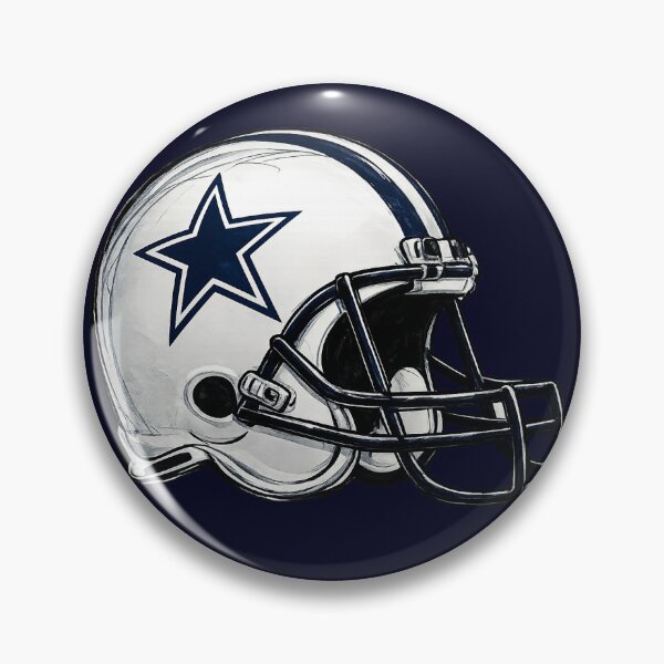 Item preview, Dallas Cowboys NFL Logo Vintage Classic Drawing designed and sold by Luke Foran Sports Art.