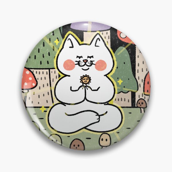 Item preview, Inner World Mushroom Cat designed and sold by Gotta Geta Gato.