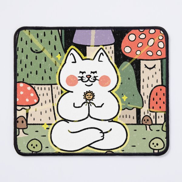 Item preview, Inner World Mushroom Cat designed and sold by Gotta Geta Gato.