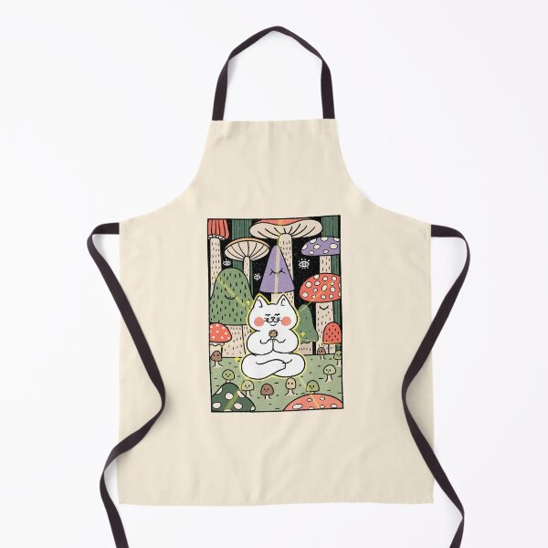 Item preview, Inner World Mushroom Cat designed and sold by Gotta Geta Gato.