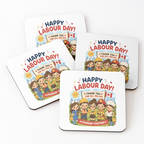 Item preview, Happy Labour Day Kawaii Workers | Cute Nurse, Teacher, Firefighter, Chef & Construction Worker Appreciation Art designed and sold by InspiredCreatives.