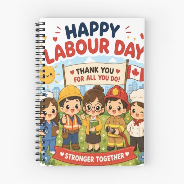 Item preview, Happy Labour Day Kawaii Workers | Cute Nurse, Teacher, Firefighter, Chef & Construction Worker Appreciation Art designed and sold by InspiredCreatives.