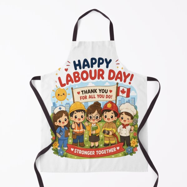 Item preview, Happy Labour Day Kawaii Workers | Cute Nurse, Teacher, Firefighter, Chef & Construction Worker Appreciation Art designed and sold by InspiredCreatives.