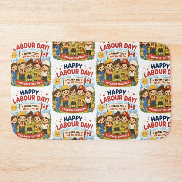Item preview, Happy Labour Day Kawaii Workers | Cute Nurse, Teacher, Firefighter, Chef & Construction Worker Appreciation Art designed and sold by InspiredCreatives.