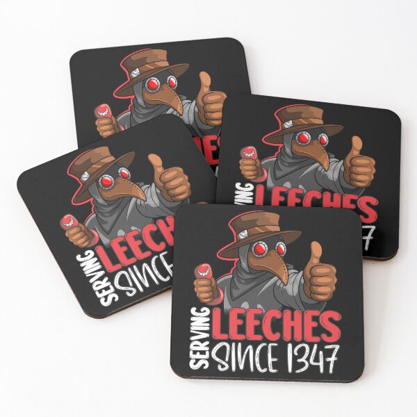 Item preview, Serving Leeches Since 1347 (red version) designed and sold by Lazuli Design.