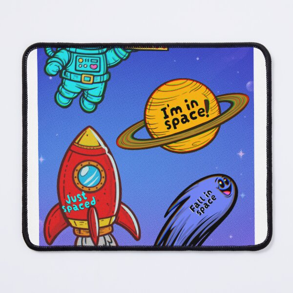 Item preview, Funny Space Adventures Sticker Pack designed and sold by ben.comictell.