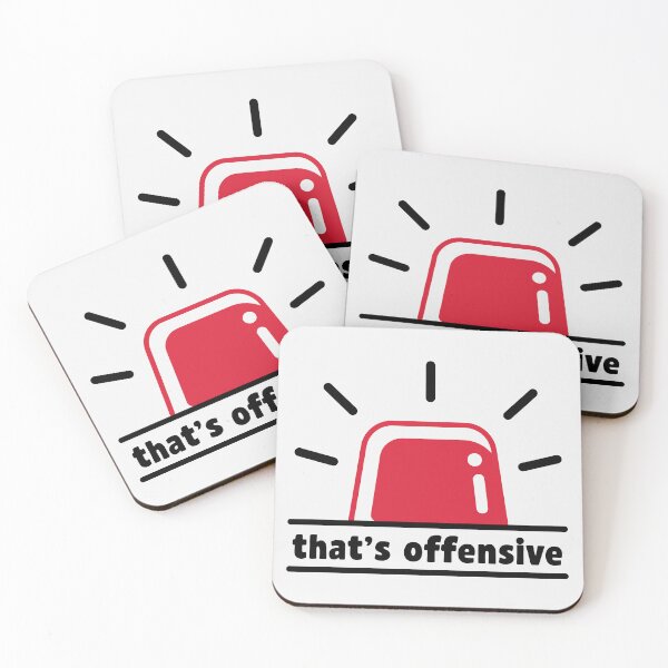 Item preview, That's Offensive Police Siren Meme Black designed and sold by TackyTime.