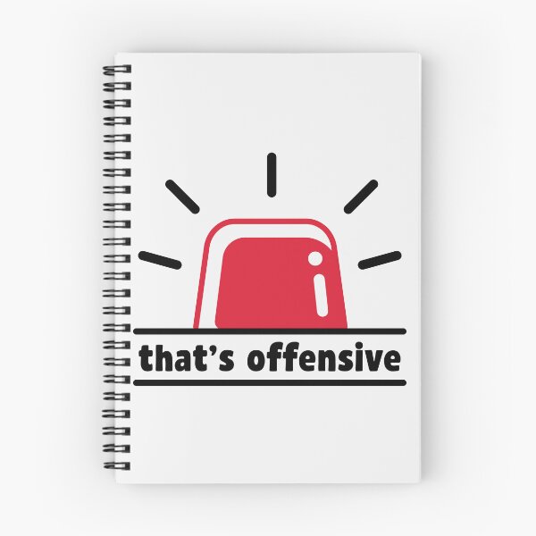 Item preview, That's Offensive Police Siren Meme Black designed and sold by TackyTime.