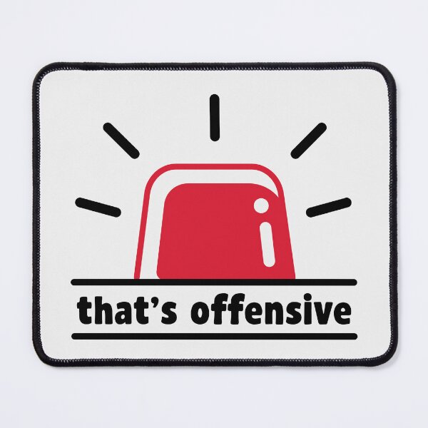 Item preview, That's Offensive Police Siren Meme Black designed and sold by TackyTime.