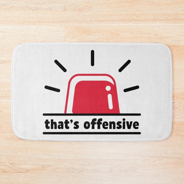 Item preview, That's Offensive Police Siren Meme Black designed and sold by TackyTime.