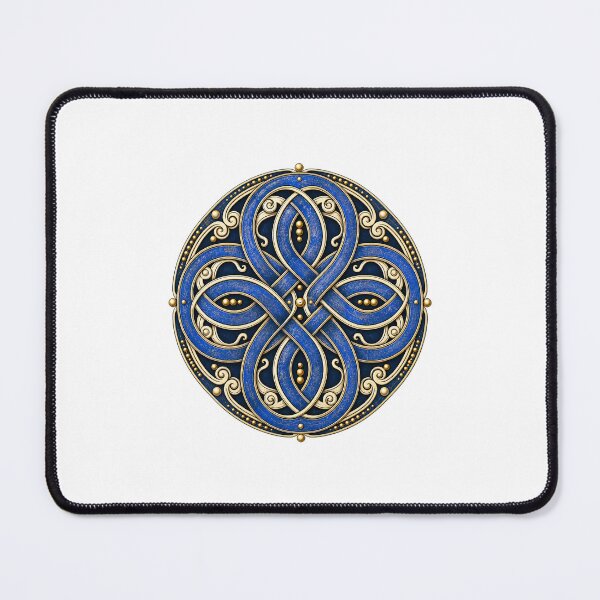 Item preview, Blue Celtic Knots – Ornamental Interlaced Knotwork Art designed and sold by AMICO77.
