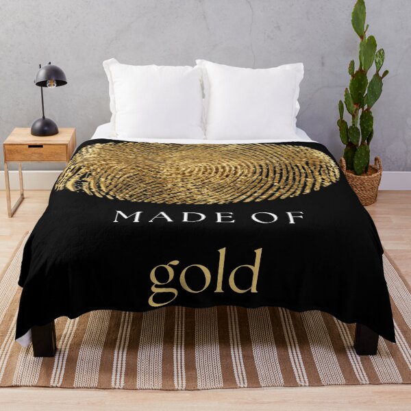 Item preview, Made of Gold Fingerprint Quote Design designed and sold by Hayir Design.